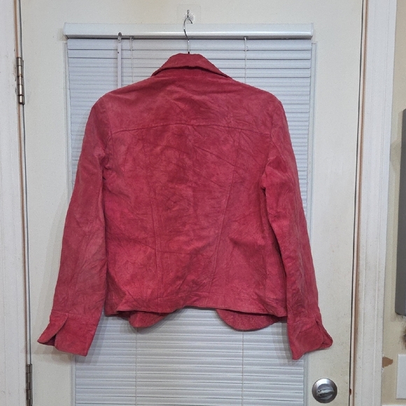 Live a Little Women's Pink Suede Blazer - Picture 5 of 5